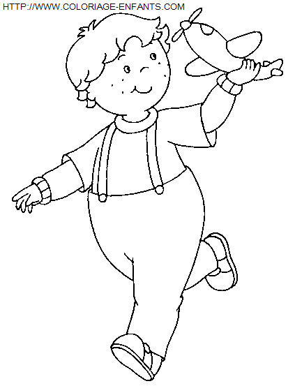 coloriage Heros Caillou