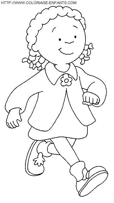 coloriage Heros Caillou