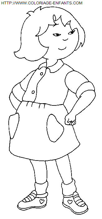 coloriage Heros Caillou