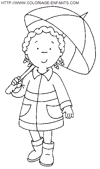 coloriage Heros Caillou