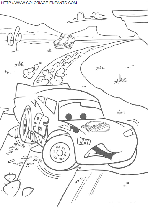 coloriage Heros Cars