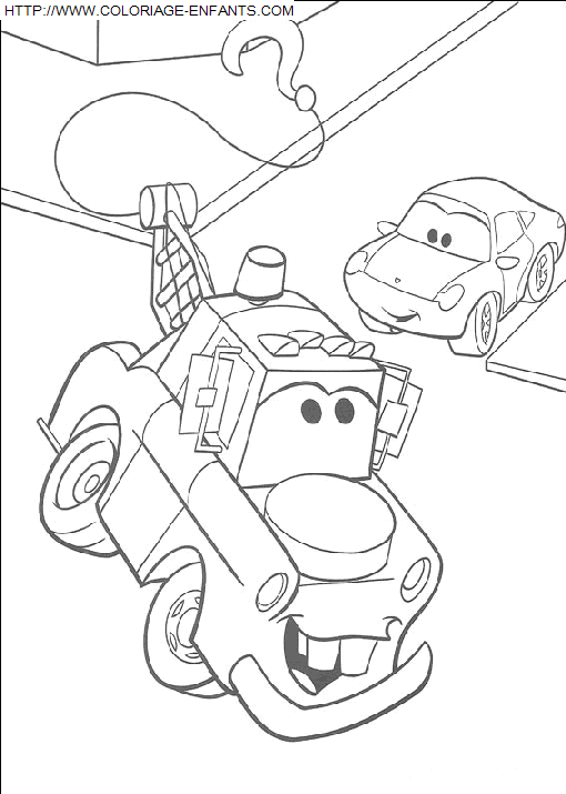 coloriage Heros Cars