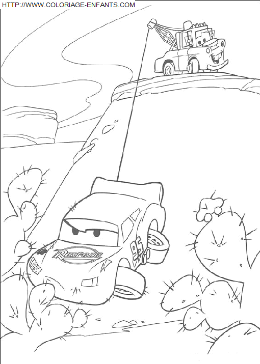 coloriage Heros Cars