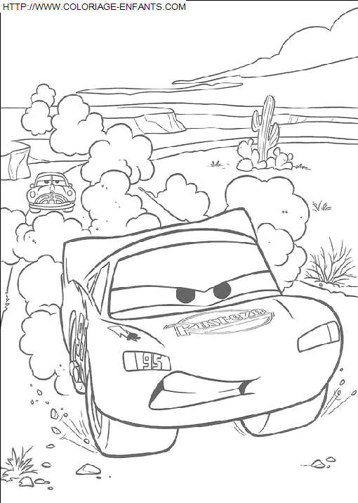 coloriage Heros Cars