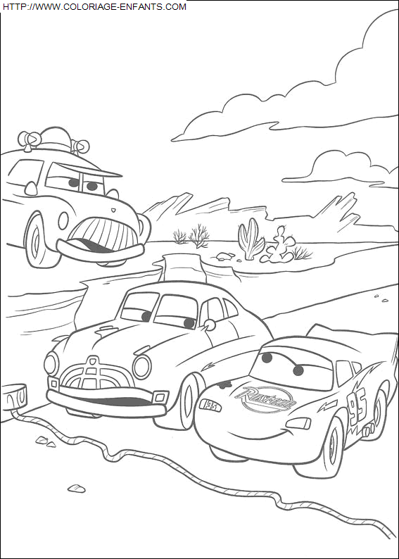 coloriage Heros Cars