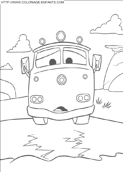 coloriage Heros Cars