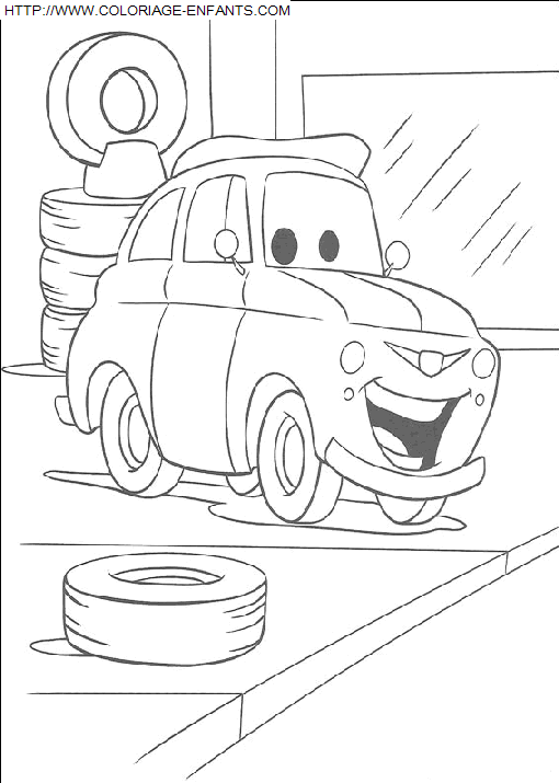 coloriage Heros Cars