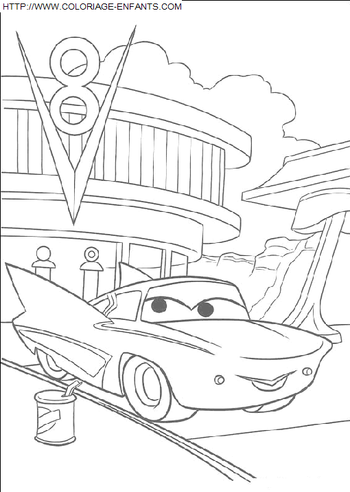 coloriage Heros Cars