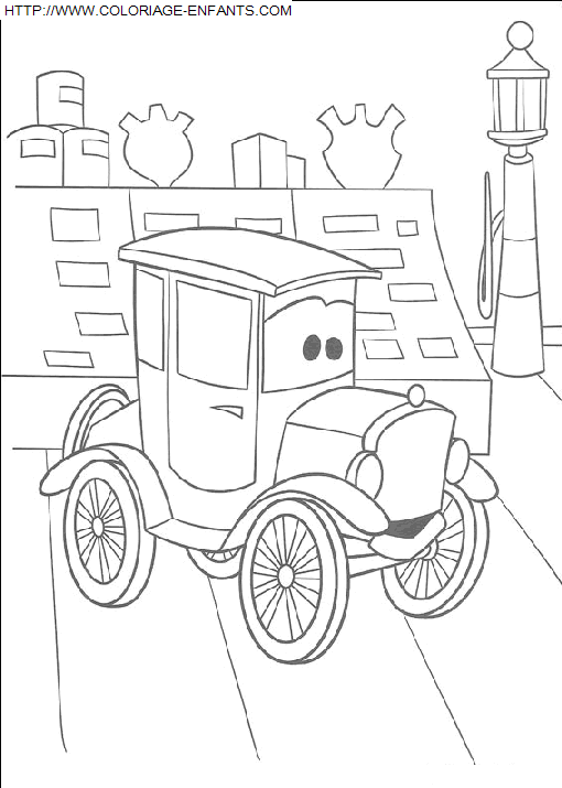 coloriage Heros Cars