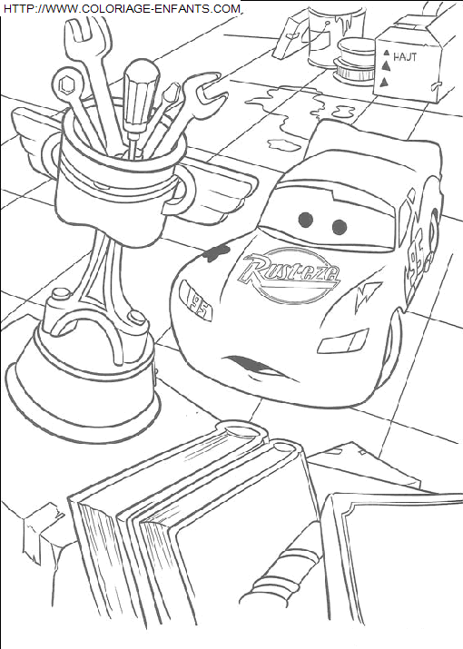 coloriage Heros Cars