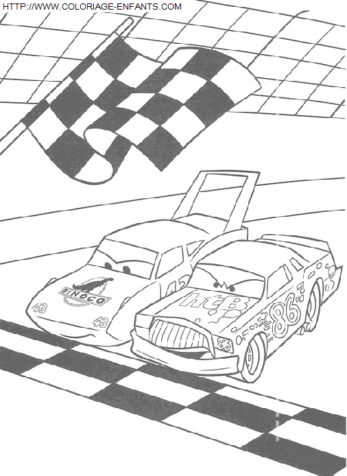 coloriage Heros Cars