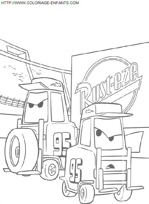 coloriage Heros Cars