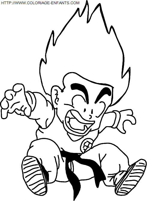 coloriage Heros Dragon Ball