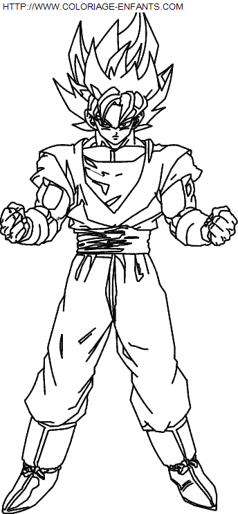 coloriage Heros Dragon Ball