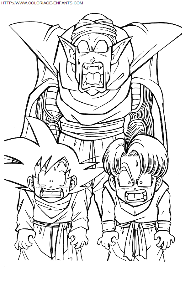 coloriage Heros Dragon Ball