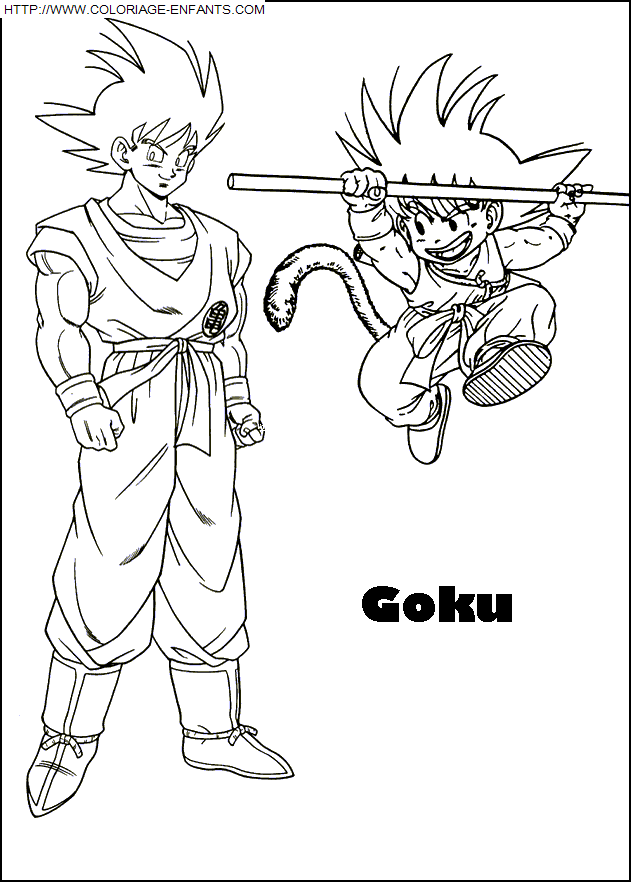 coloriage Heros Dragon Ball