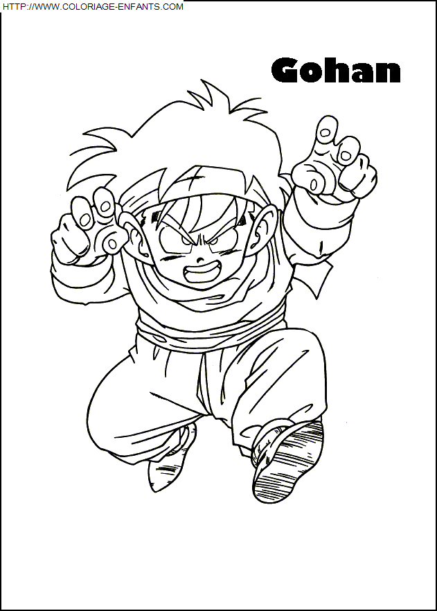 coloriage Heros Dragon Ball