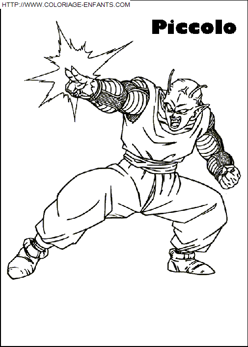 coloriage Heros Dragon Ball