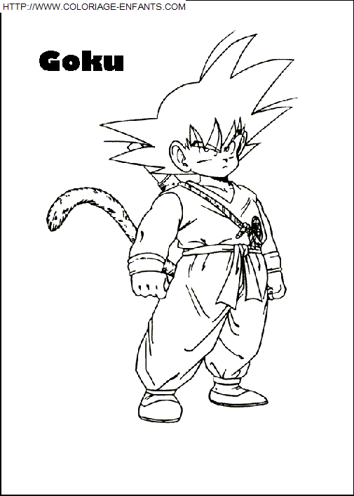 coloriage Heros Dragon Ball