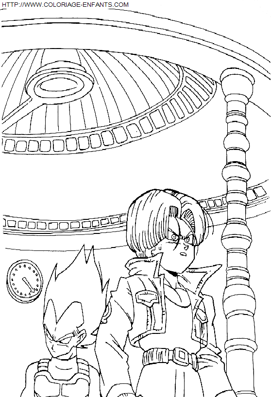 coloriage Heros Dragon Ball