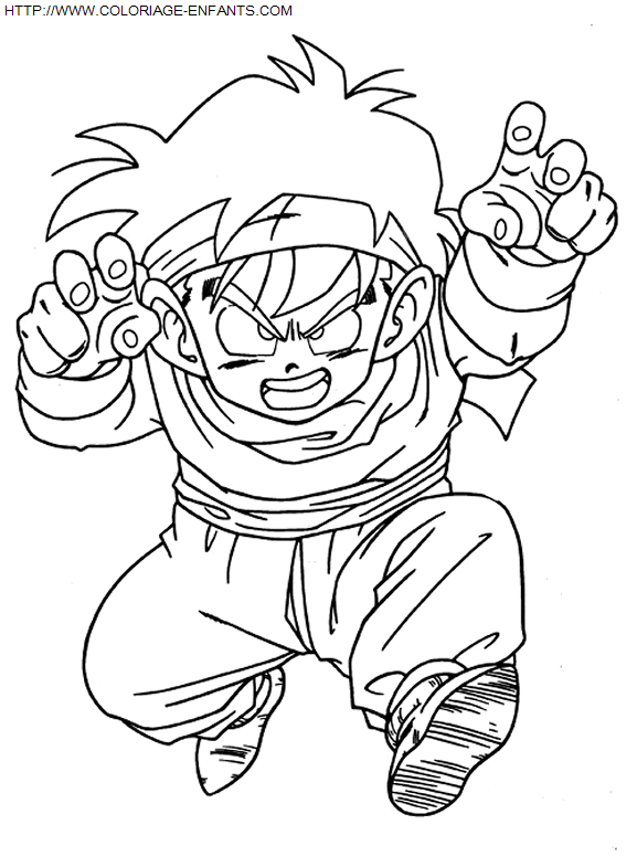 coloriage Heros Dragon Ball