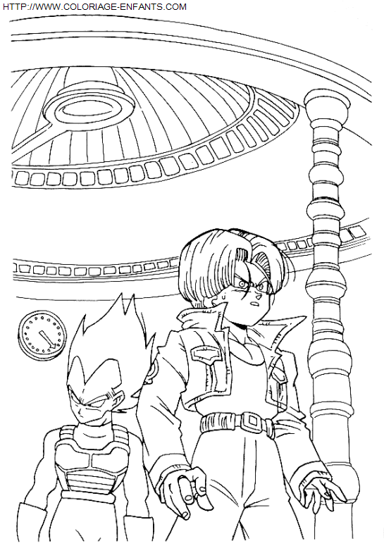 coloriage Heros Dragon Ball