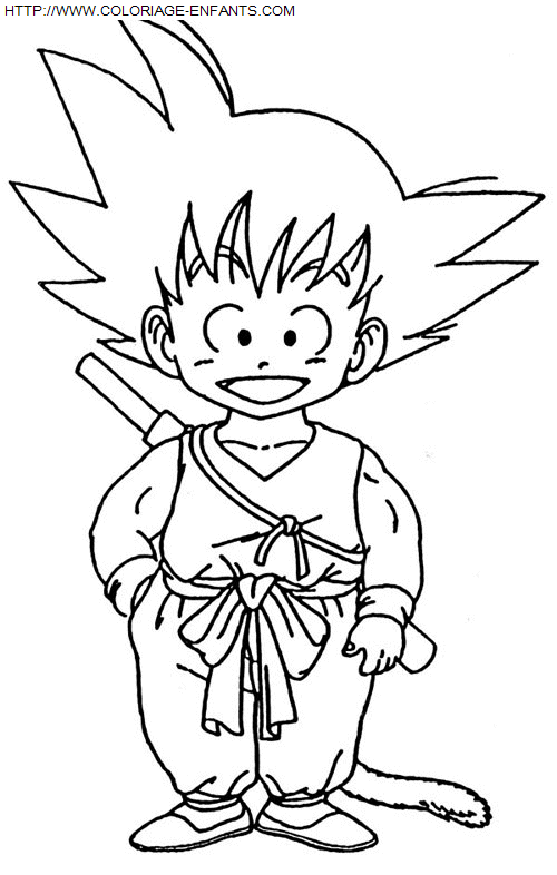 coloriage Heros Dragon Ball