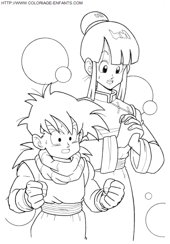 coloriage Heros Dragon Ball