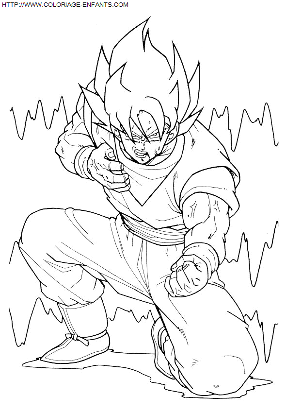 coloriage Heros Dragon Ball