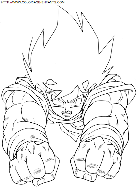 coloriage Heros Dragon Ball