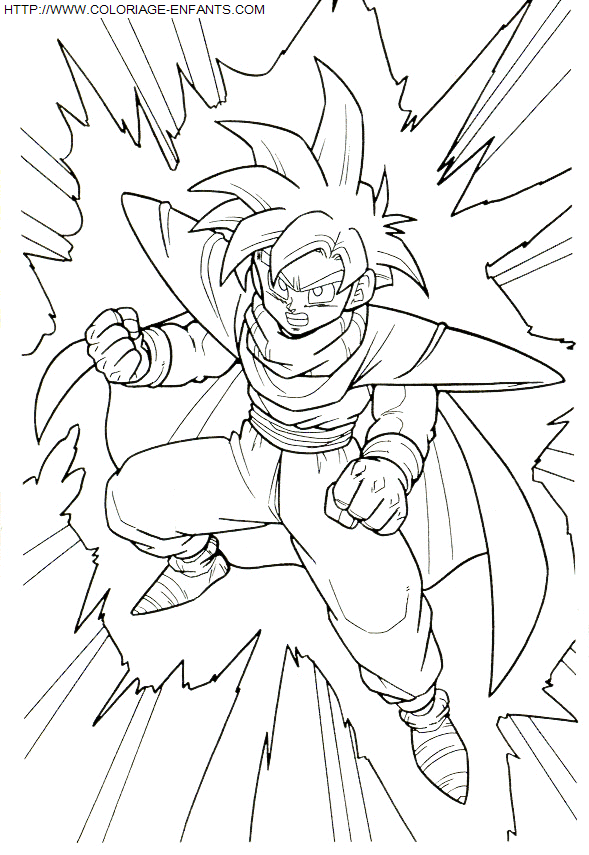 coloriage Heros Dragon Ball