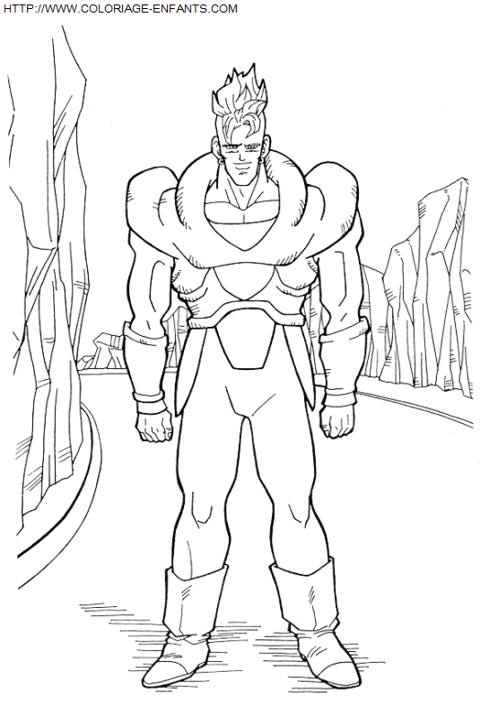 coloriage Heros Dragon Ball