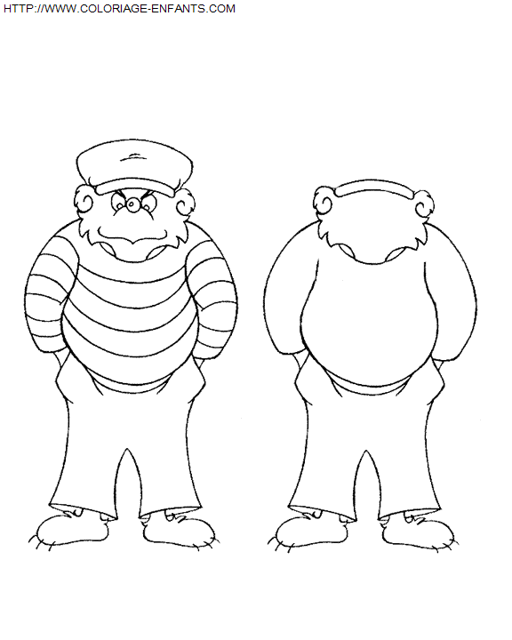 coloriage Heros Famille Berenstain