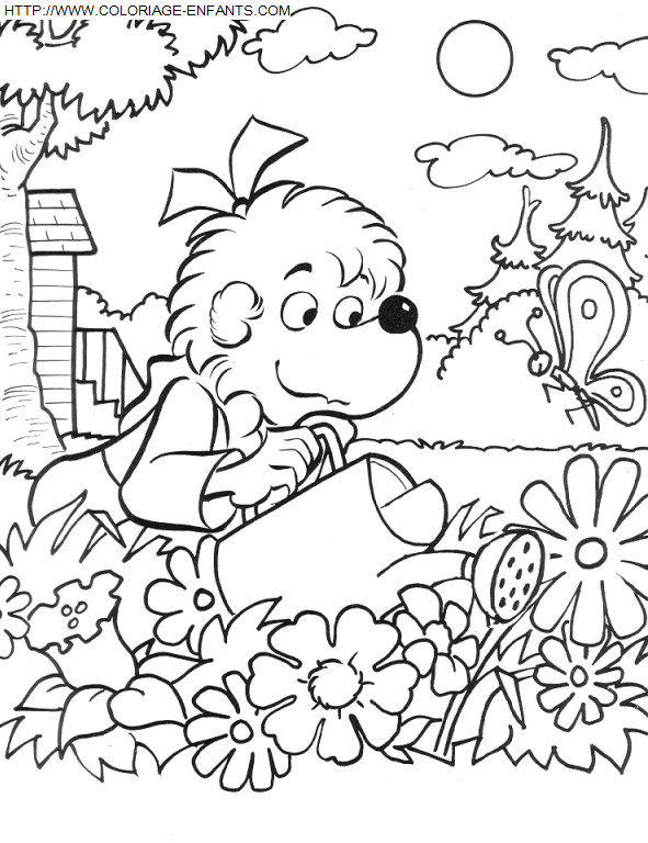 coloriage Heros Famille Berenstain