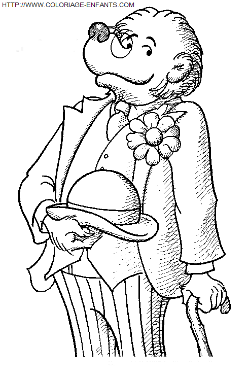 coloriage Heros Famille Berenstain