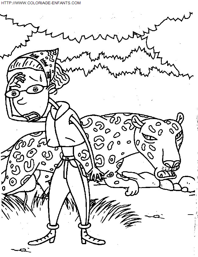 coloriage Heros Famille De La Jungle De Petites Betes