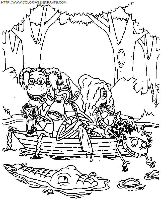 coloriage Heros Famille De La Jungle De Petites Betes