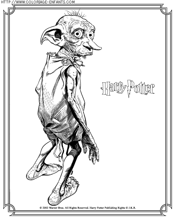 coloriage heros harry potter