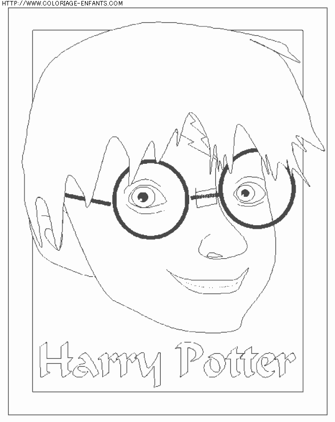 coloriage heros harry potter