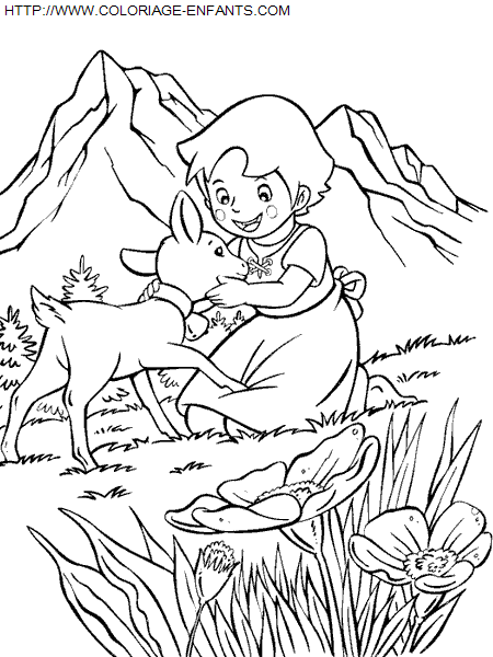 coloriage Heros Heidi