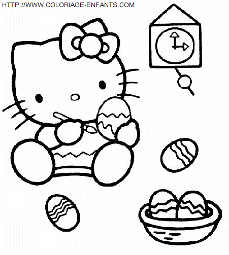 coloriage Heros Hello Kitty