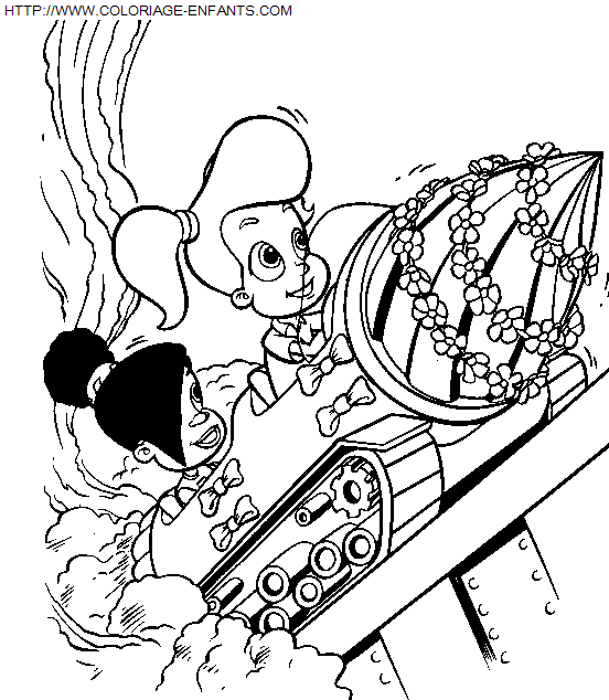 coloriage Heros Jimmy Neutron