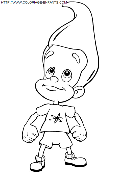 coloriage Heros Jimmy Neutron