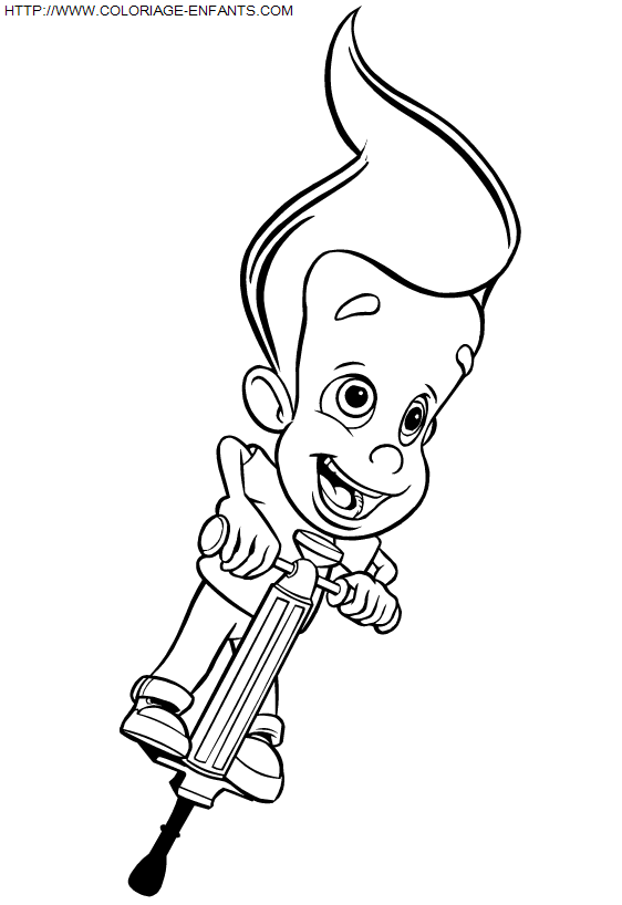 coloriage Heros Jimmy Neutron