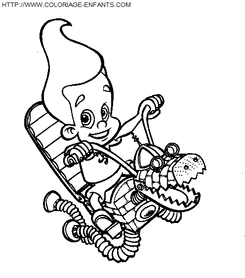 coloriage Heros Jimmy Neutron