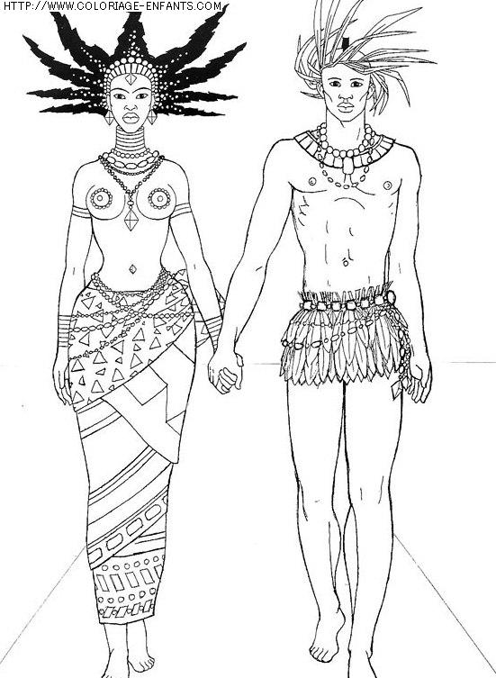 coloriage heros kirikou