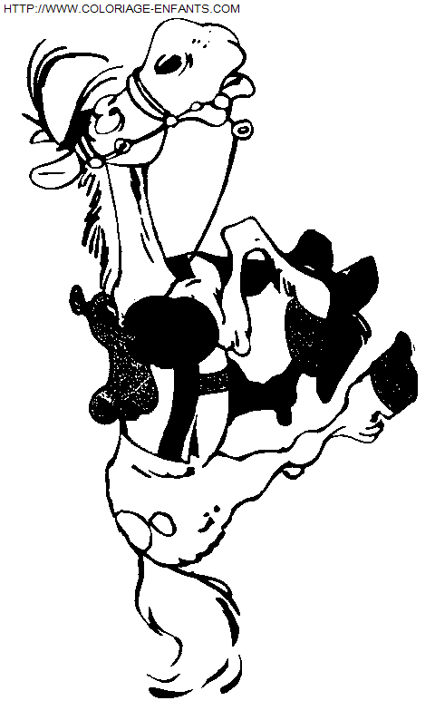 coloriage Heros Lucky Luke