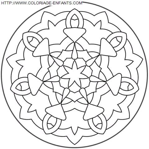 coloriage Heros Mandala