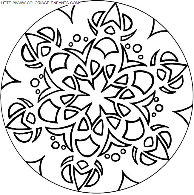 coloriage Heros Mandala