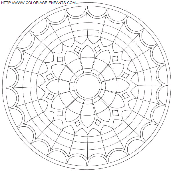 coloriage Heros Mandala